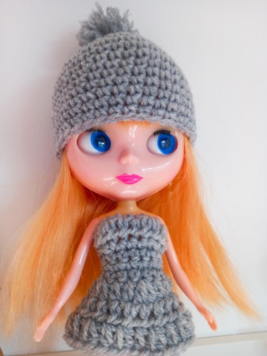 Cute grey hat and - and, for