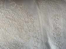 Cream and Ivory Nylon Damask