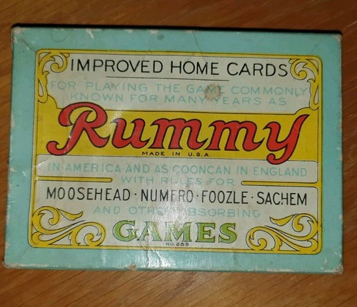 Vintage antique rummy card - antique,