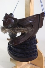 MENPO (mask) of YOROI (armor) : EDO : 7.5 × 5.9 × 5.5 " 380g