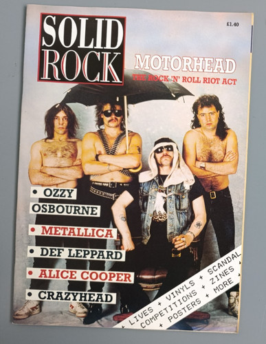 Vintage solid rock magazine - vintage,