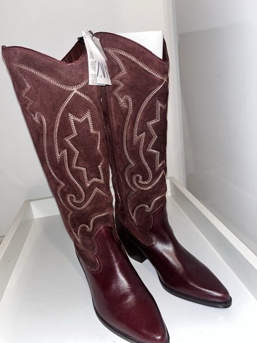 Zara women burgundy - zara,