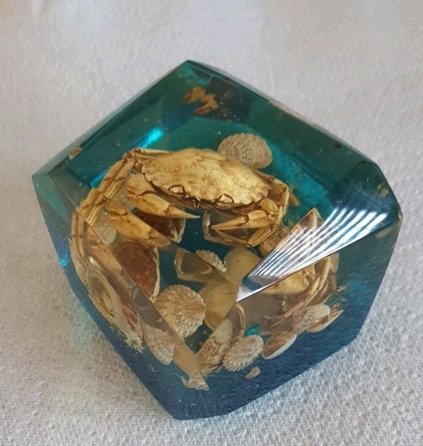 Vintage paperweight faceted - vintage,