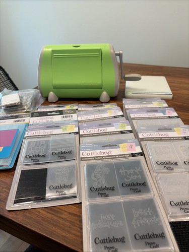 Cuttlebug machine with plates - cuttlebug,