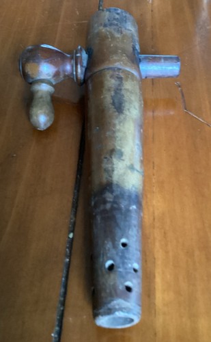 Vintage wooden barrel tap - vintage,