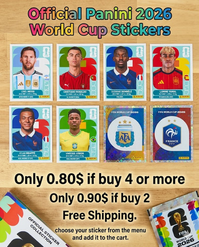 Panini 2026 individual - wc,
