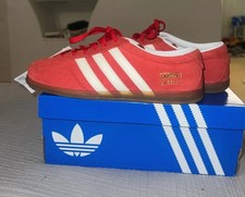 adidas Originals Gazelle Lo Pro in Red and White All Sizes Limited Stock