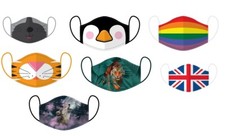 Face Mask Covering Reusable Washable Non-Medical Adults Kids Mens Womens Unisex