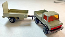 Matchbox Super Kings K-32 Farm Unimog & Trailer Lesney England 1978