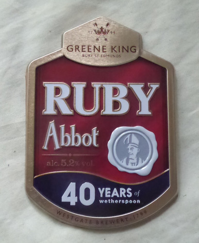 Rare greene king ruby abbot - greene,