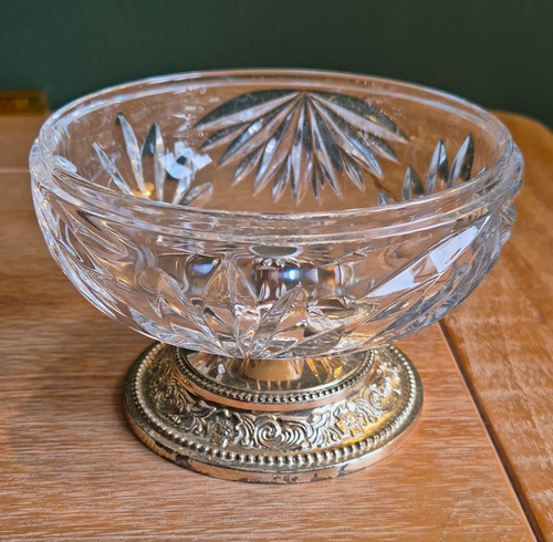 Mayell cut crystal bowl silver - mayell,