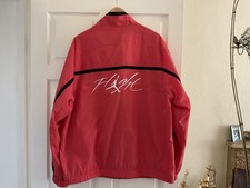 Nike Air Jordan Tracksuit Top XL Pink/Peach Full Zip Jacket Jumpman Logo Men's