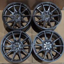 17" 6Performance BDR Alloy Wheels 4x108, 4x100 Hyper Black fits Ford Fiesta Mini
