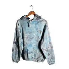 Bear Surfboards Hoodie Men's Size M Tie-Dye Pullover Cotton USA Logo Casual