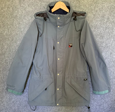 Sprayway Gore-Tex Rain Jacket Womens Parka Vista 297 Grey Blue Sz M Waterproof