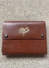 Vintage City of London Bancroft Casino 300 Playing Cards 2 Pack Leather Case