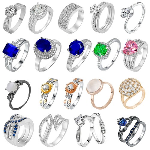 Women swarovski ring crystal - women,
