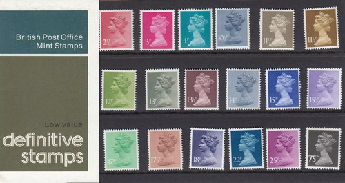 1981 low value definitive - value,