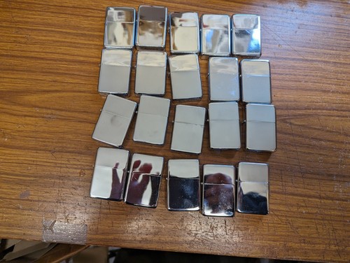 Chrome petrol lighters - 20,