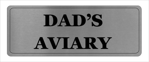 Dad aviary aluminium wall - aviary,