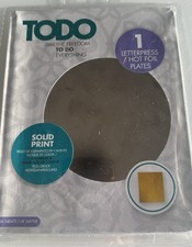 Todo Dies Letterpress Hot Foil Plates