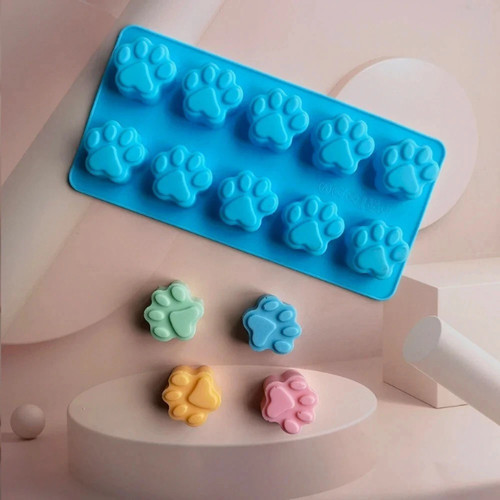 Paw print silicone - silicone, mould