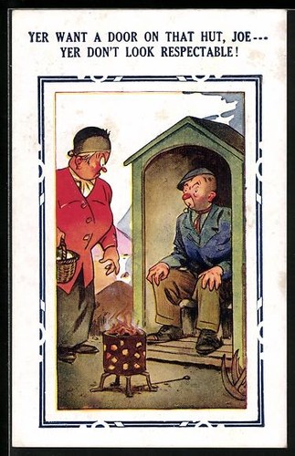 Artist postcard woman - postcard,