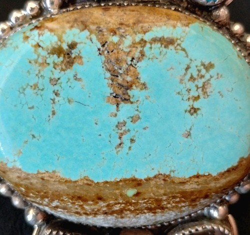Navajo turquoise ring - ring, 54g