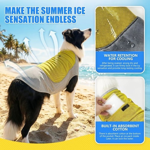 Ice silk dog cooling - ice-silk,