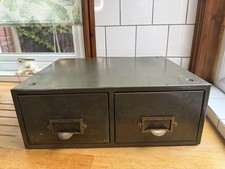 Vintage Industrial Two Drawer