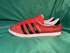 Adidas London 2012 Rare Red Black Suede Men’s Trainers UK 7 