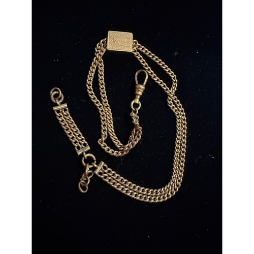 Antique watch chain fob - watch,