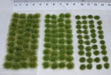 Mixed size static Grass tufts