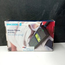 1999 Vintage Rare Ericsson A1018s (in Box) One2One - M. Blue Brick Mobile Phone