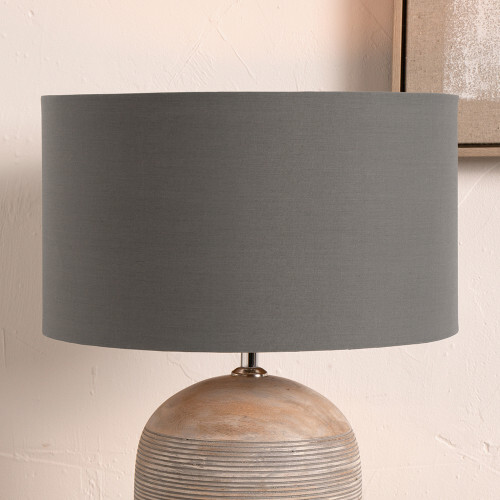 Grey cylinder lampshade - cylinder, poly