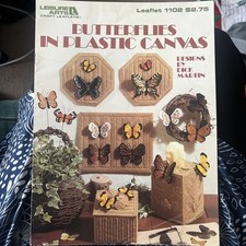 BUTTERFLIES IN PLASTIC CANVAS