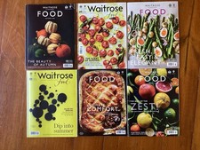 5 Waitrose Food Magazines & 1 Health Magazine- Various Years