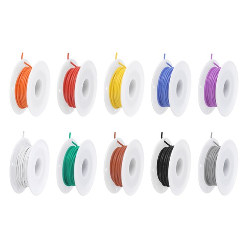 10pcs gauge silicone wire - silicone,