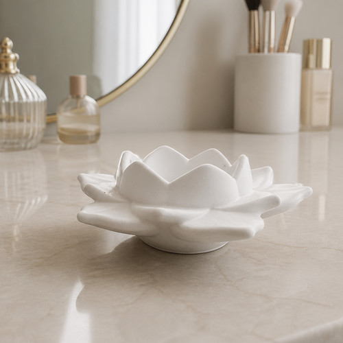 Lotus flower tea light - , holder