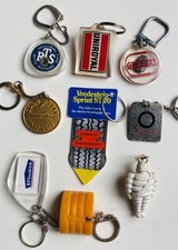 KEYRING BUNDLE Vintage Tire Tyres Keyrings Michelin Man BF Goodrich Motoring