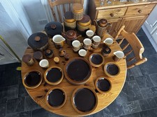 Hornsea Bronte Pottery Large Assorted Set 1970s - 63 pieces