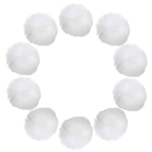 Inch faux fur pom - pom, balls