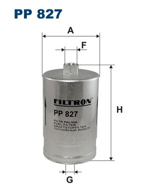 827 filtron fuel filter for - filtron,