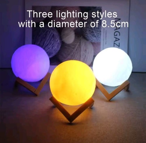 Led moon lamp galaxy night - lamp,