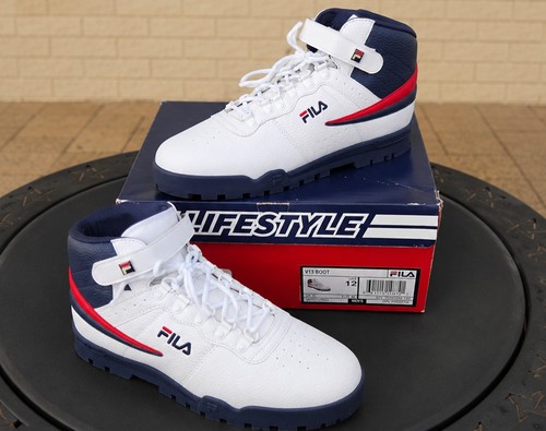 Fila v13 boot white leather - v13,