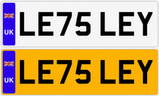 LESLEY ? LES LESLEYS PRIVATE REGISTRATION CHERISHED NEW 75 NUMBER PLATE LE75 LEY