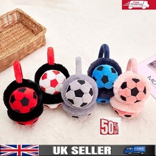 Kids Girls Boys Earmuffs Winter Thick Fleece Football Headband Warm Ear Muffs