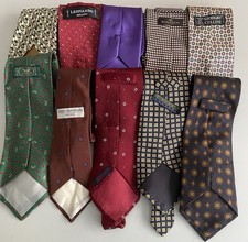 Joblot Of 10 Silk Ties All