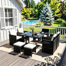 Seater cube rattan garden - cube,