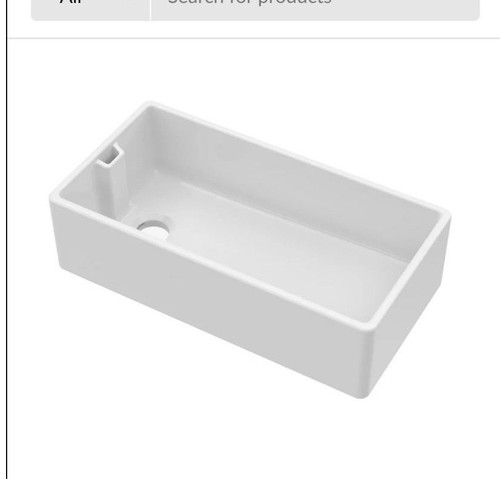 Balterley white single bowl - balterley,